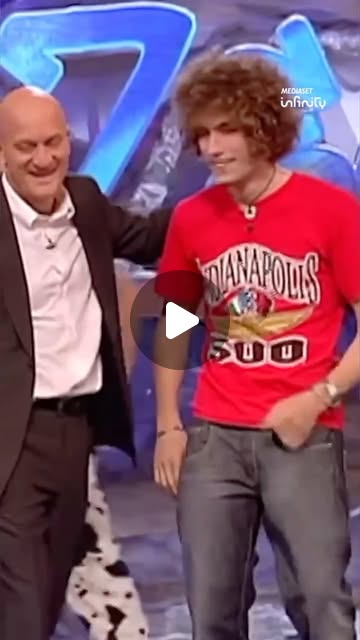 Marco Simoncelli sul palco di Zelig