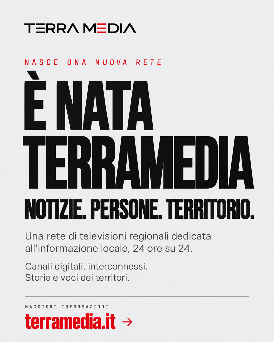 È nata TERRAMEDIA. Notizie. Persone. Territorio.